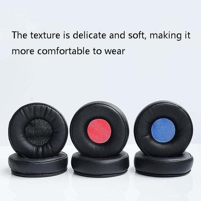 2-Pack Leather Headphone Covers For Jabra Revo Wireless - Black Net-1915198265410850819