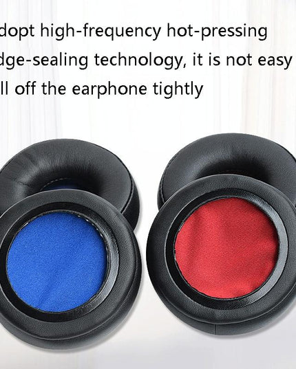 2-Pack Leather Headphone Sponge Covers For Jabra Revo Wireless - Black / Gray-1915197610734522370
