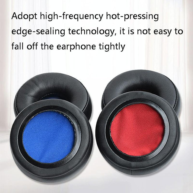 2-Pack Leather Headphone Sponge Covers For Jabra Revo Wireless - Black / Gray-1915197610734522370