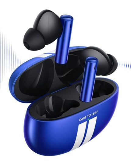 Blue Wireless Active Noise-Cancelling Earbuds For Sports-1922443421608448001