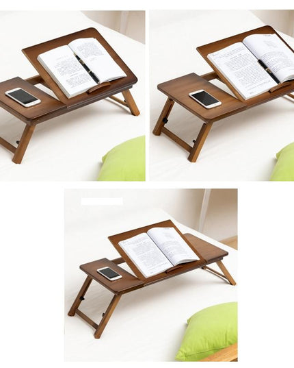 Adjustable Folding Laptop Desk For Dorm Or Study - Height And Space Saver-1915197649557000193