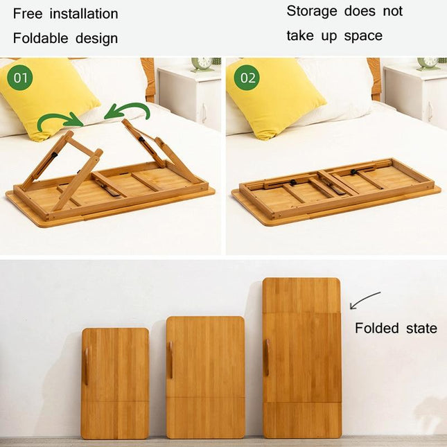Adjustable Folding Laptop Desk For Dorm Or Study - Height And Space Saver-1915197455960510467