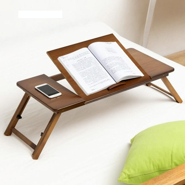 Adjustable Folding Laptop Desk For Dorm Or Study - Height And Space Saver-1915197455960510471