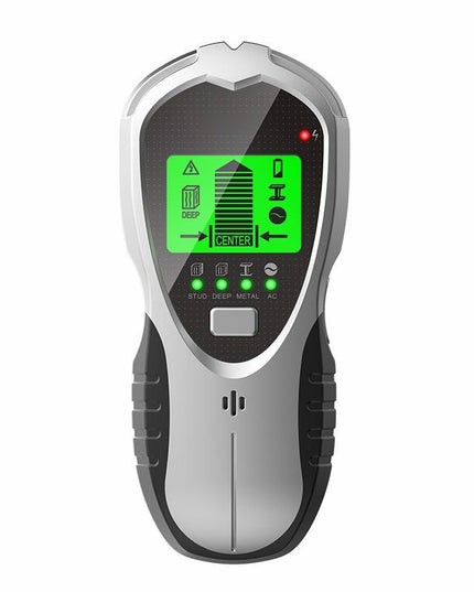 4-In-1 Multifunctional Digital Wall Detector - Silver / Black-1915196914224205829