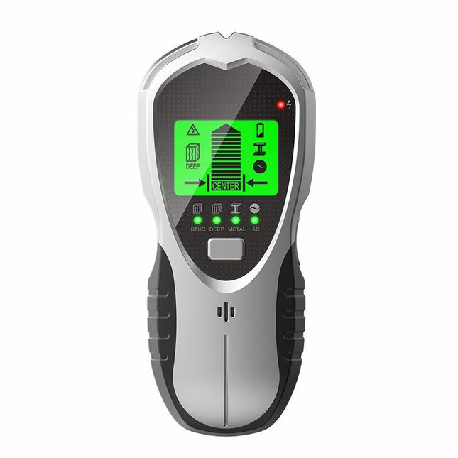 4-In-1 Multifunctional Digital Wall Detector - Silver / Black-1915196914224205829