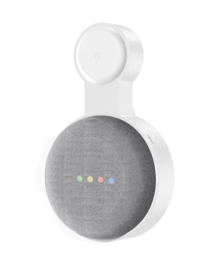 Google Nest Mini Wall Bracket With Cable Storage - White-1915196692181946374