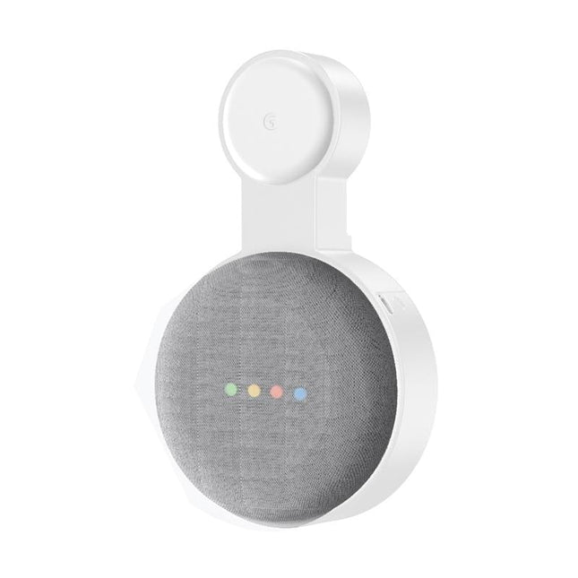 Google Nest Mini Wall Bracket With Cable Storage - White-1915196692181946374