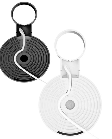Google Nest Mini Wall Bracket With Cable Storage - White-1915196692181946371