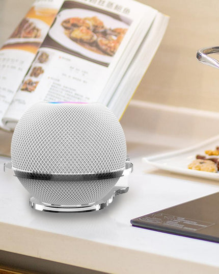 Wall-Mounted / Desktop Acrylic Bracket For Apple Homepod Mini - White-1943465053051293701