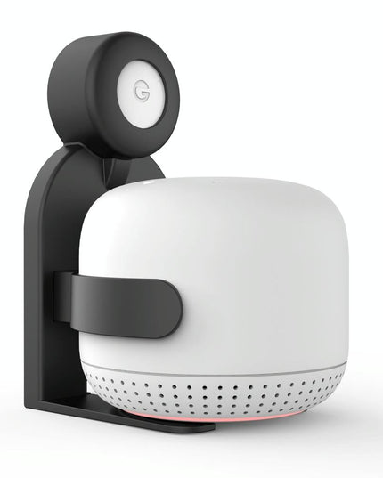 Wall-Mounted Bracket For Google Nest Wifi Router And Point - Black-1915196687996030977