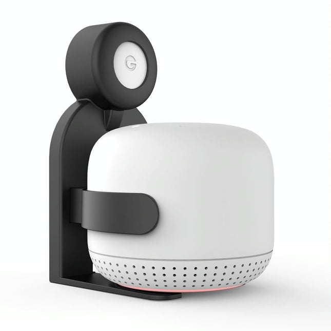 Wall-Mounted Bracket For Google Nest Wifi Router And Point - Black-1915196687996030977