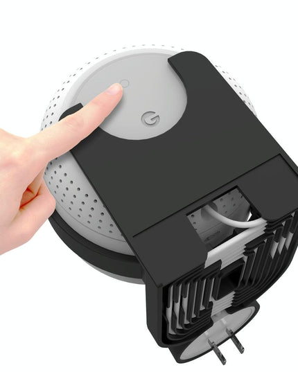 Wall-Mounted Bracket For Google Nest Wifi Router And Point - Black-1915196687996030979