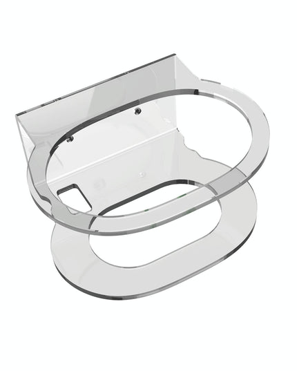 Pair Of Wall Mounts For Google Nest Audio - Clear White-1915196962190266374