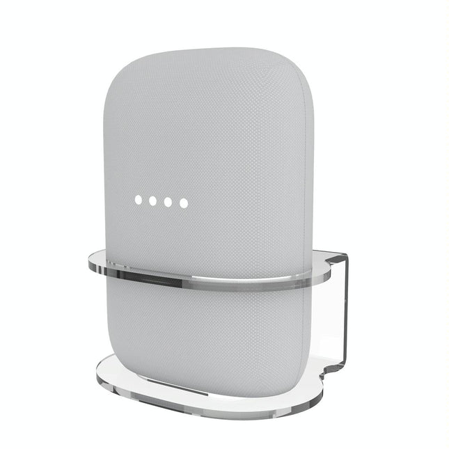 Pair Of Wall Mounts For Google Nest Audio - Clear White-1915196962190266369