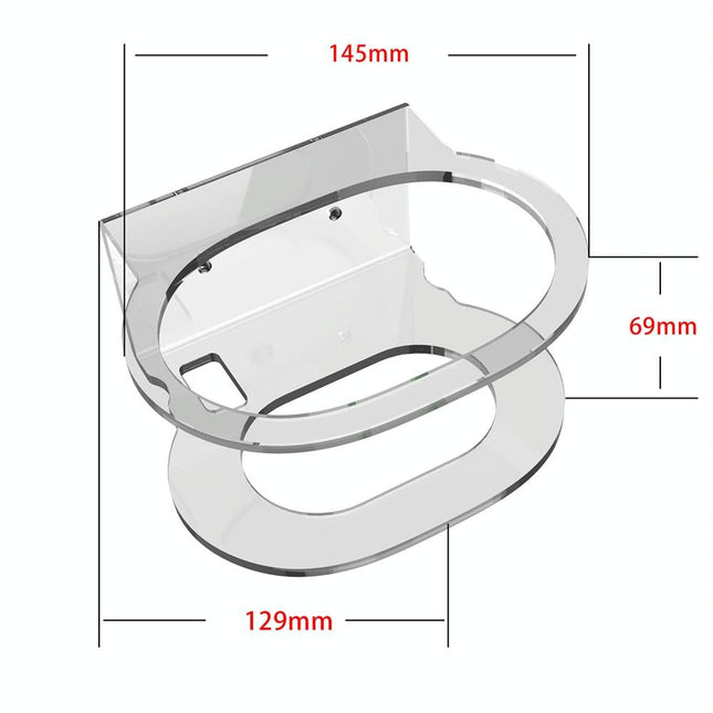 Pair Of Wall Mounts For Google Nest Audio - Clear White-1915196962190266370