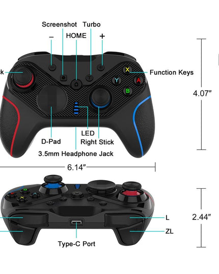 Wireless Multi-Platform Gamepad S818 - Universal Gaming Controller-1915197610877128708