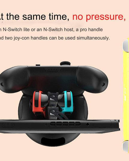 Switch Lite Handle Charger With Colourful Lights-1915197139227643909