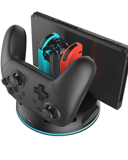 Switch Lite Handle Charger With Colourful Lights-1915197139227643910
