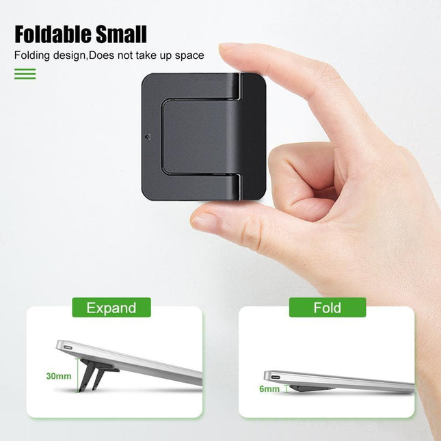 Portable Laptop Base For Improved Heat Dissipation - Black Foot Pad-1915196824654843910