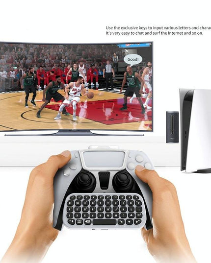 Wireless Bluetooth Gamepad With Headphone Jack For Ps5 - White-1915196818136895492