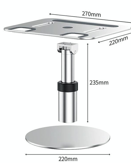 Portable Aluminum Laptop Stand For Better Cooling And Ergonomic Use-1915197856449433602