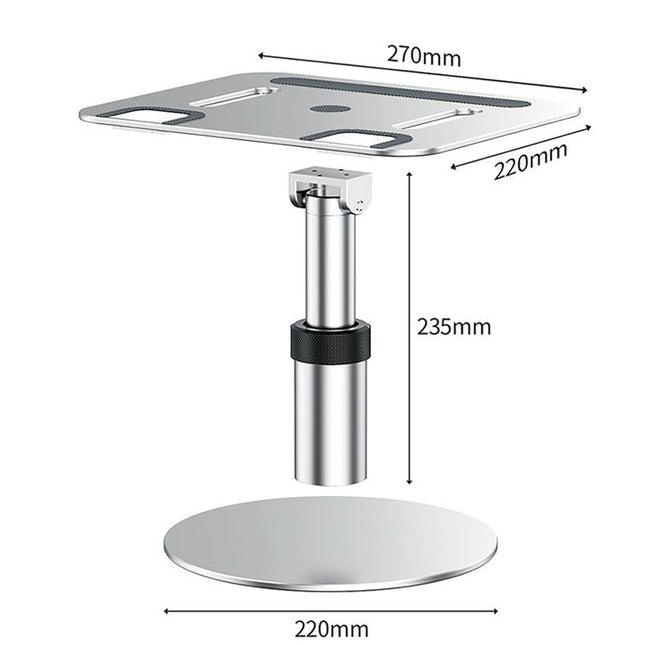 Portable Aluminum Laptop Stand For Better Cooling And Ergonomic Use-1915197856449433602