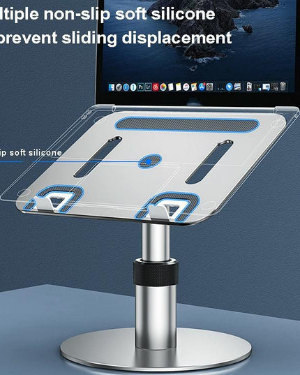 Portable Aluminum Laptop Stand For Better Cooling And Ergonomic Use-1915197856449433603