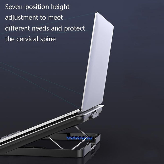 Space Silver Silent Laptop Cooler-1915197969318154242