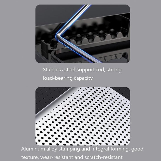 Space Silver Silent Laptop Cooler-1915197969318154245