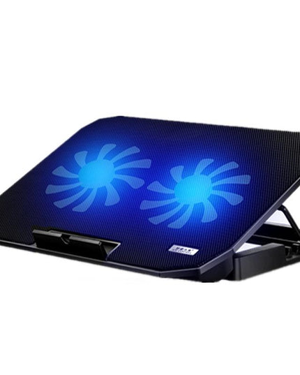Dark Knight Dual Fan Laptop Cooling Stand - Adjustable-1915197689029595143