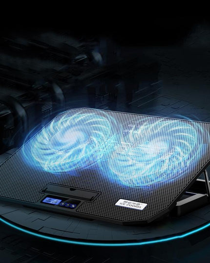 Dark Knight Dual Fan Laptop Cooling Stand - Adjustable-1915197689029595142
