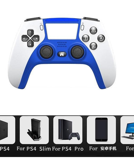 Wireless Dual-Vibration Gamepad For Ps4 With Bluetooth And Six-Axis Control Red-1915197124304310275