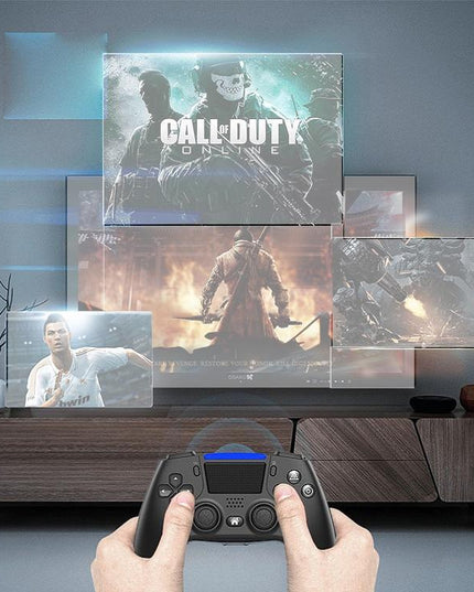 Wireless Dual-Vibration Gamepad For Ps4 With Bluetooth And Six-Axis Control Red-1915197124304310277