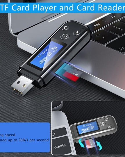 Lcd Bluetooth Audio Transmitter Receiver For Car Hands-Free-1915197516970856452
