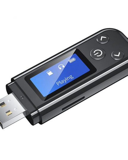 Lcd Bluetooth Audio Transmitter Receiver For Car Hands-Free-1915197516970856455