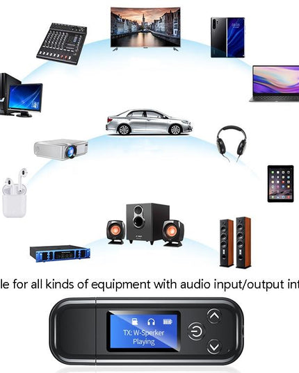 Lcd Bluetooth Audio Transmitter Receiver For Car Hands-Free-1915197516970856454