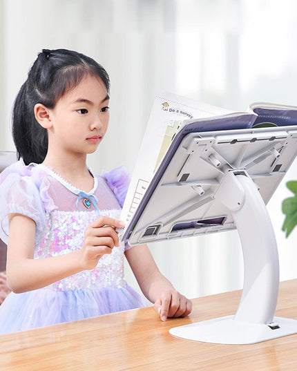Portable Foldable Laptop Stand - Heightening Bracket Multifunctional White-1915196932192604161
