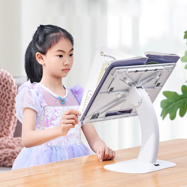 Portable Foldable Laptop Stand - Heightening Bracket Multifunctional White-1915196932192604161