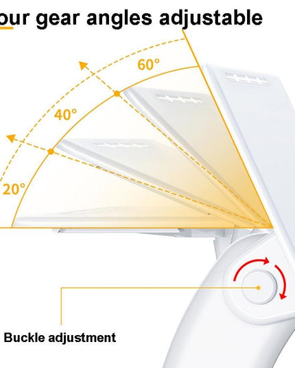 Portable Foldable Laptop Stand - Heightening Bracket Multifunctional White-1915196932192604163