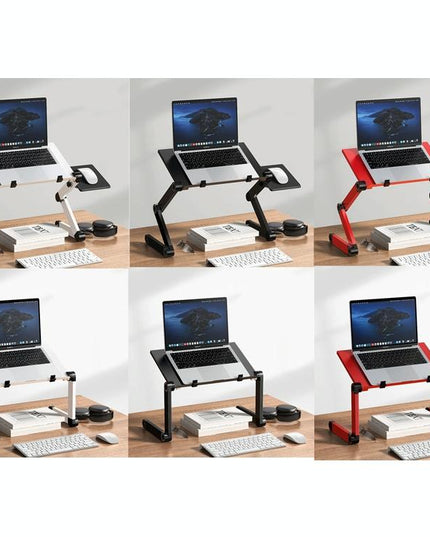 Portable Folding Laptop Desk With Height Adjustment And Storage-1915198133806174210