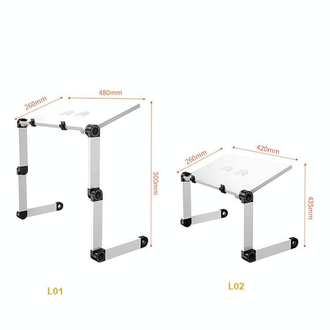 Portable Folding Laptop Desk With Height Adjustment And Storage-1915198133806174211