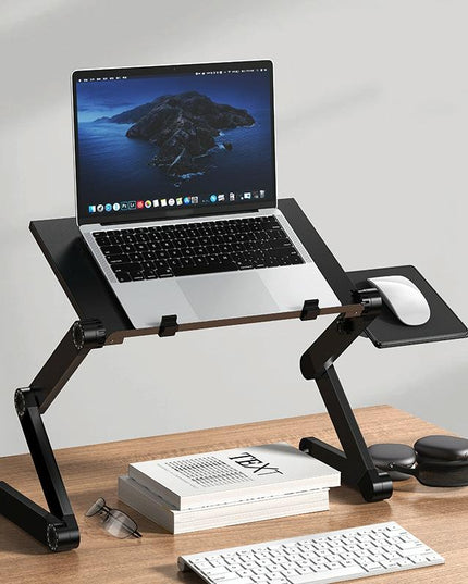 Portable Folding Laptop Desk With Height Adjustment And Storage-1915198133806174215