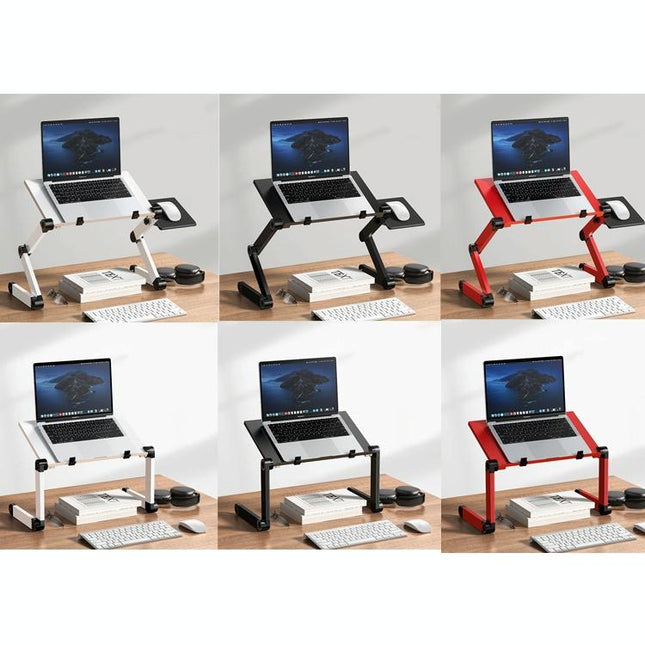 Portable Folding Laptop Desk With Adjustable Height And Storage-1915197821879980034