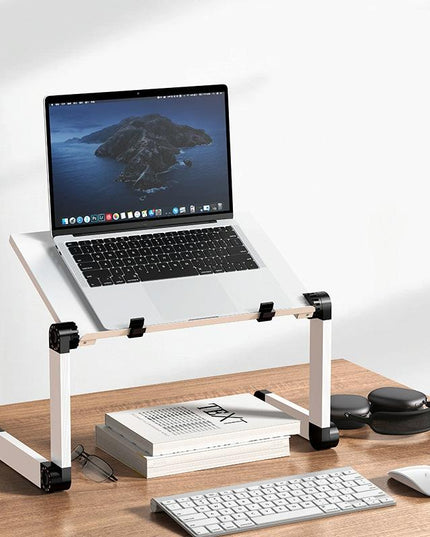 Portable Folding Laptop Desk With Adjustable Height And Storage-1915197821879980039
