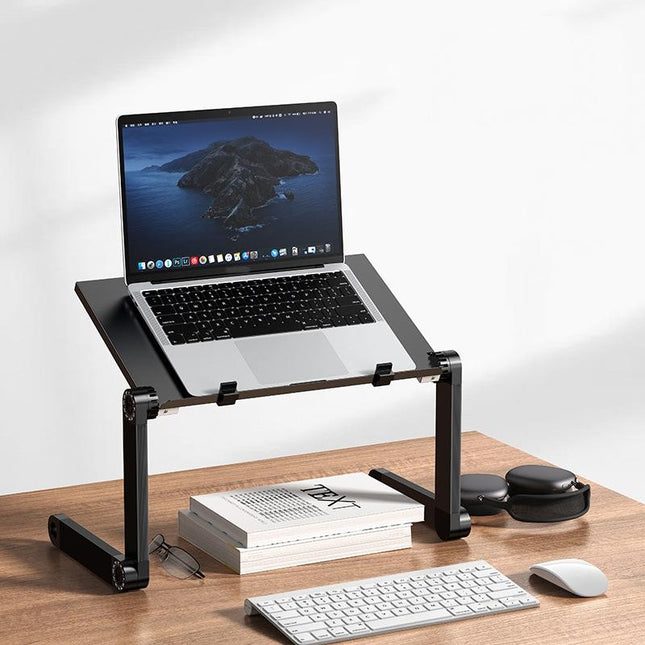 Portable Folding Laptop Desk With Adjustable Height And Storage-1915197638307876871