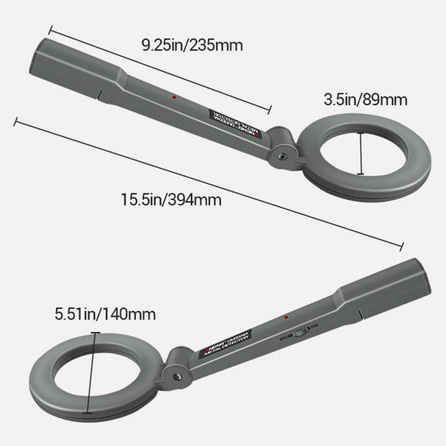 High-Precision Handheld Metal Detector For Airport Scanning-1915198322738597889