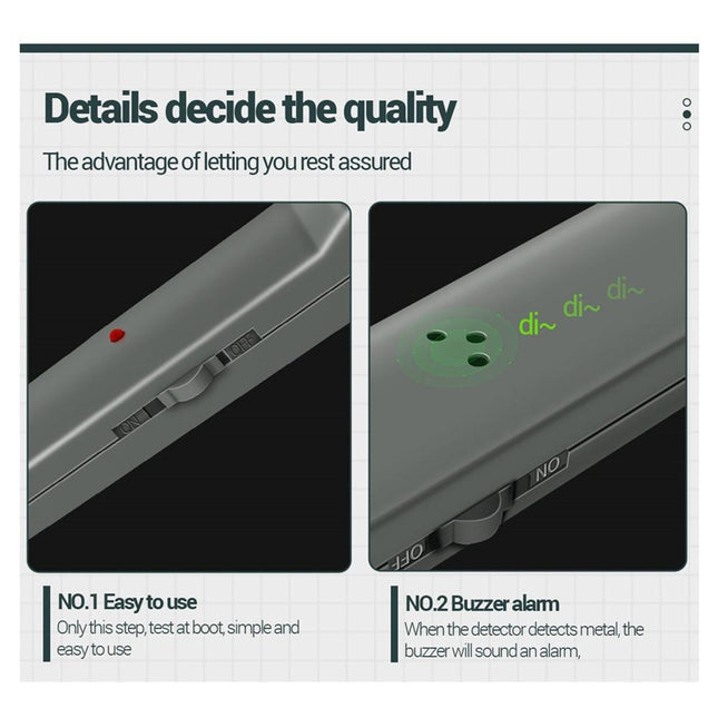 High-Precision Handheld Metal Detector For Airport Scanning-1915198322738597893