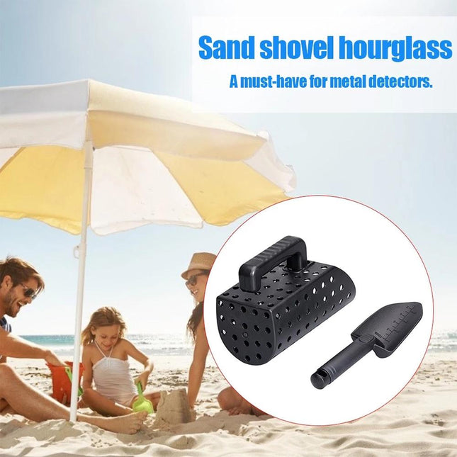 Black Metal Detector Scoop And Shovel Set For Digging-1922443426377371653