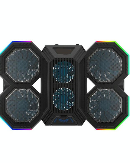 Usb Fan Stand With Phone Holder And Rgb Blue-1915198146816905224