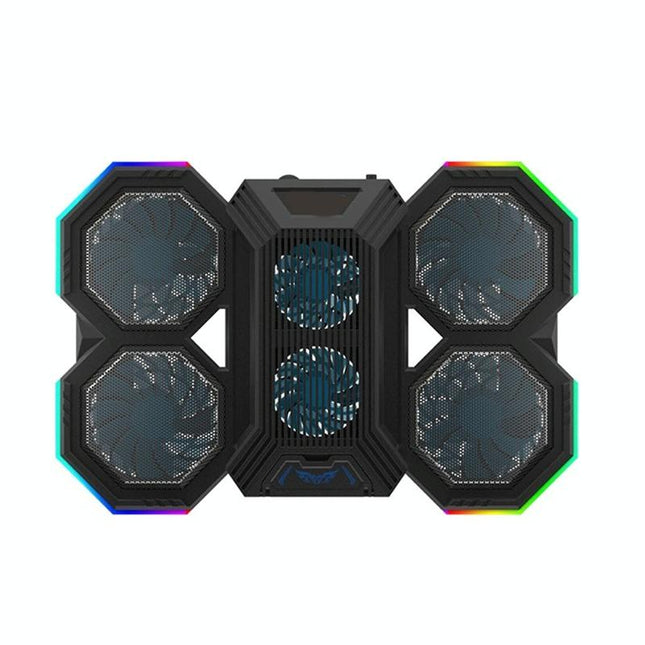 Usb Fan Stand With Phone Holder And Rgb Blue-1915198146816905224